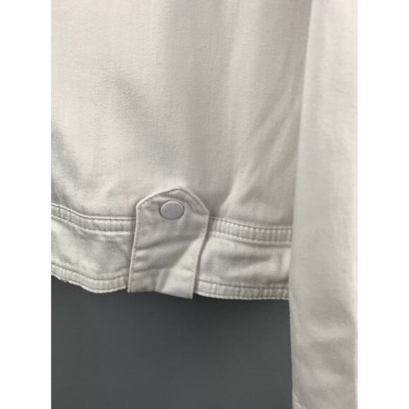 BLAST Jacket Womens Large Vintage white/multi full zip beaded - Picture 5 of 6